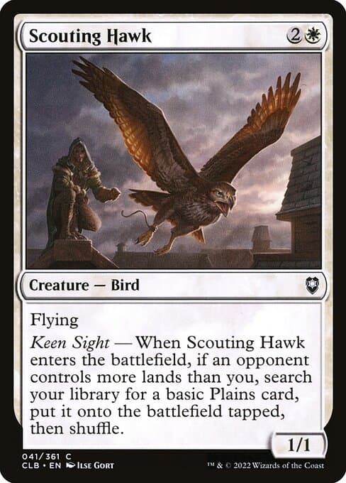 Scouting Hawk 2022 Magic: The Gathering Commander Legends: Battle for Baldur's Gate