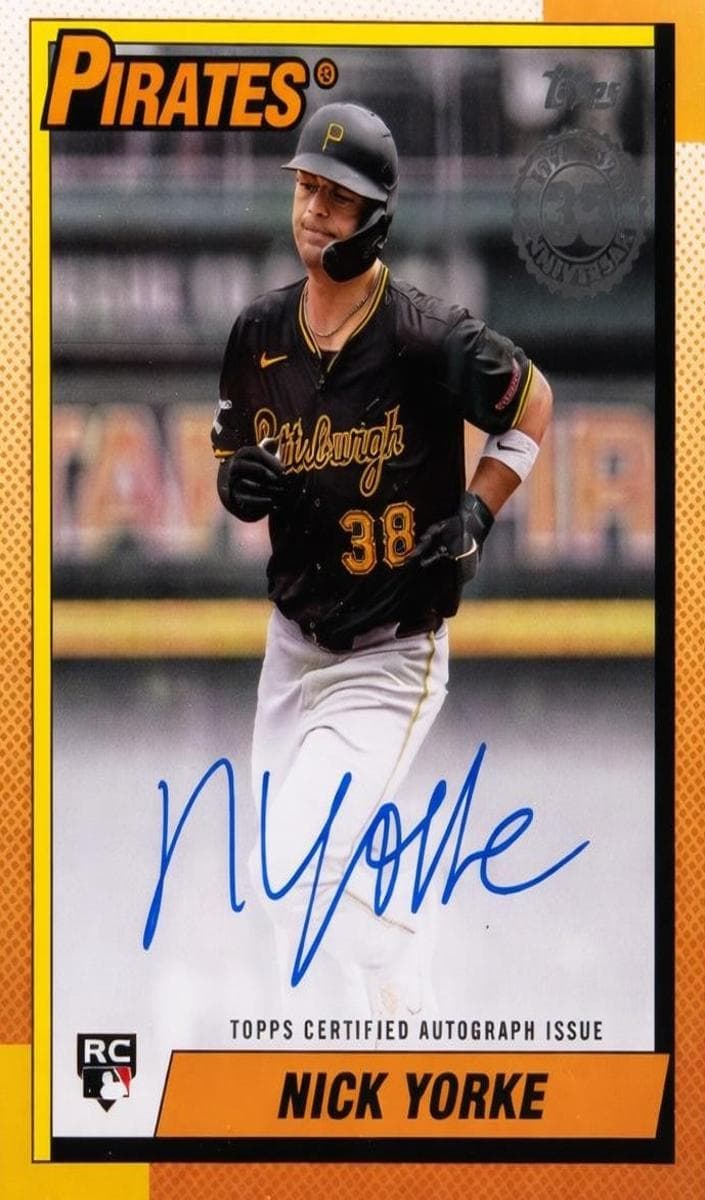 Nick Yorke 2025 topps Topps