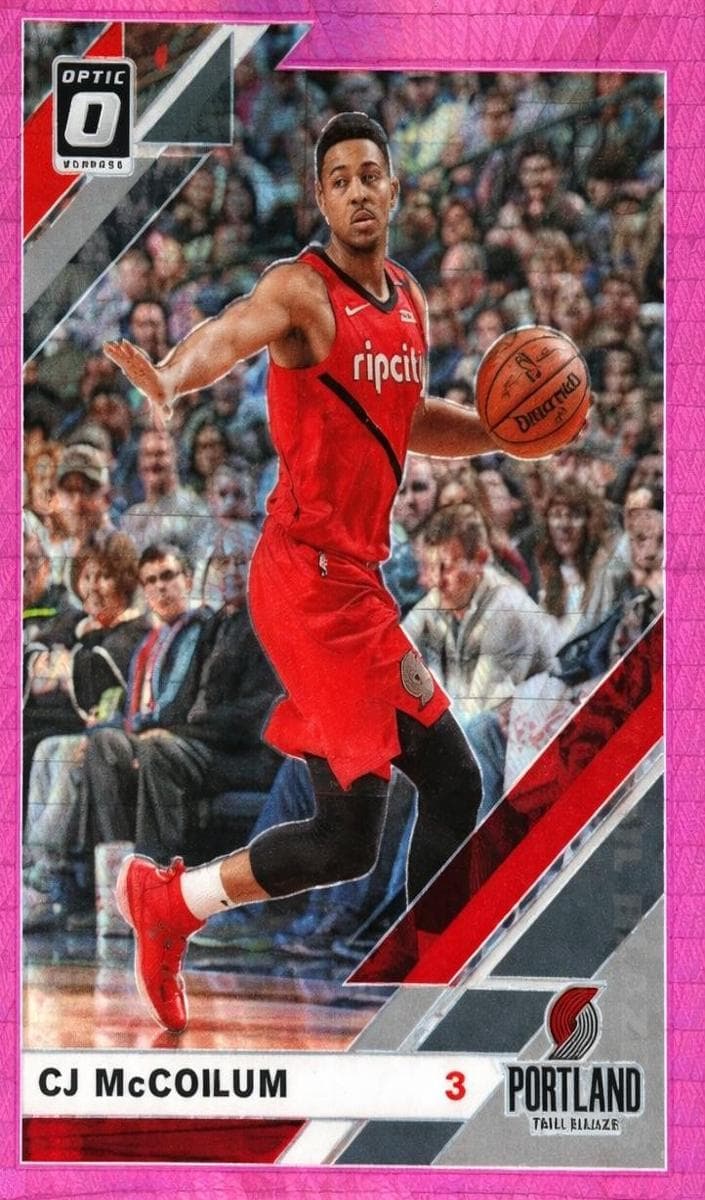 CJ McCollum 2019 panini Donruss Optic
