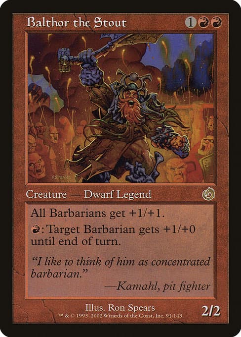 Balthor the Stout 2004 Magic: The Gathering