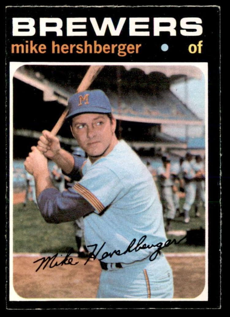 Mike Hershberger 1971 topps O-Pee-Chee