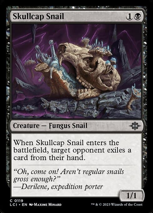 Skullcap Snail 2023 Magic: The Gathering Lost Caverns of Ixalan Foil