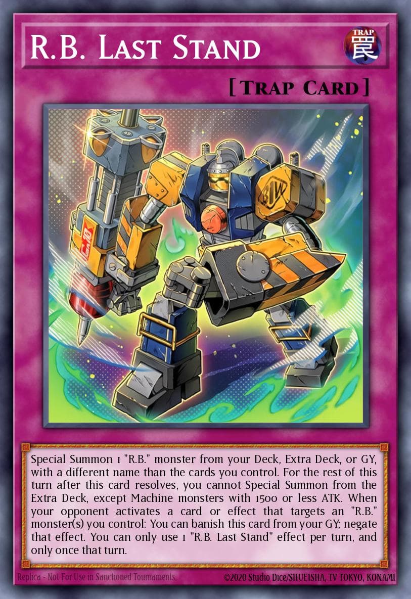 R.B. Last Stand 2025 Yu-Gi-Oh! Doom of Dimensions