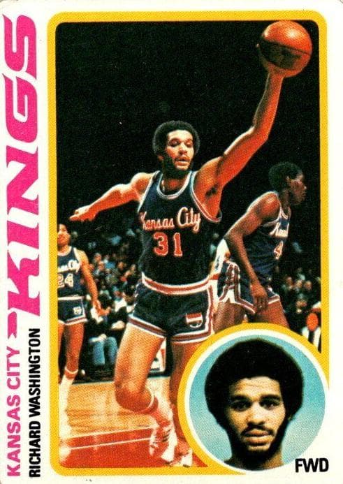 Richard Washington 1978 topps Topps
