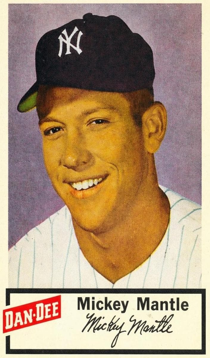 Mickey Mantle 1954 unknown Dan-dee Potato Chips