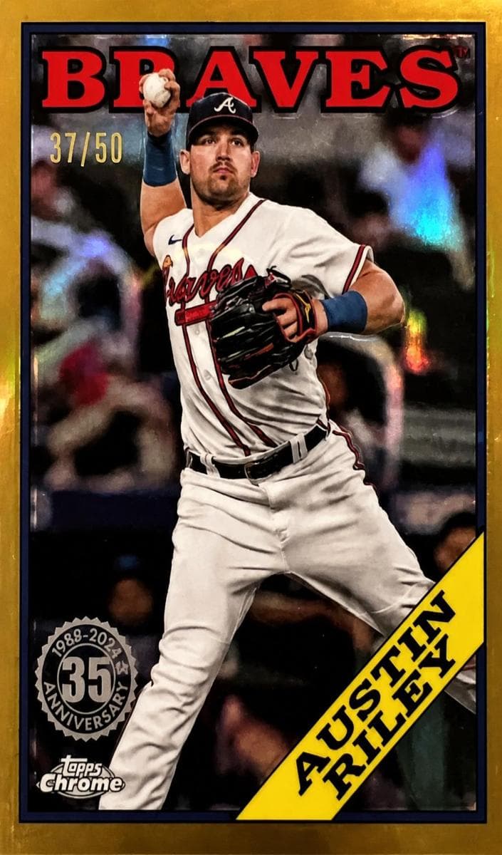 Austin Riley 2023 topps Topps Chrome