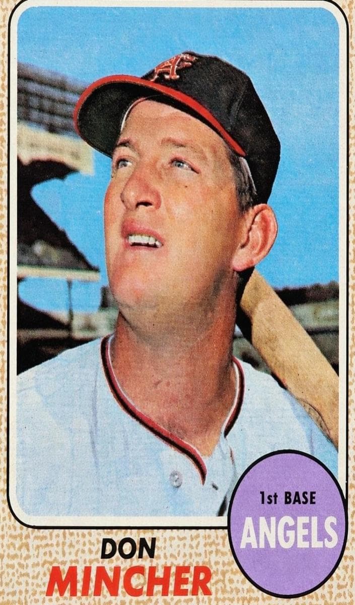 Don Mincher 1968 topps