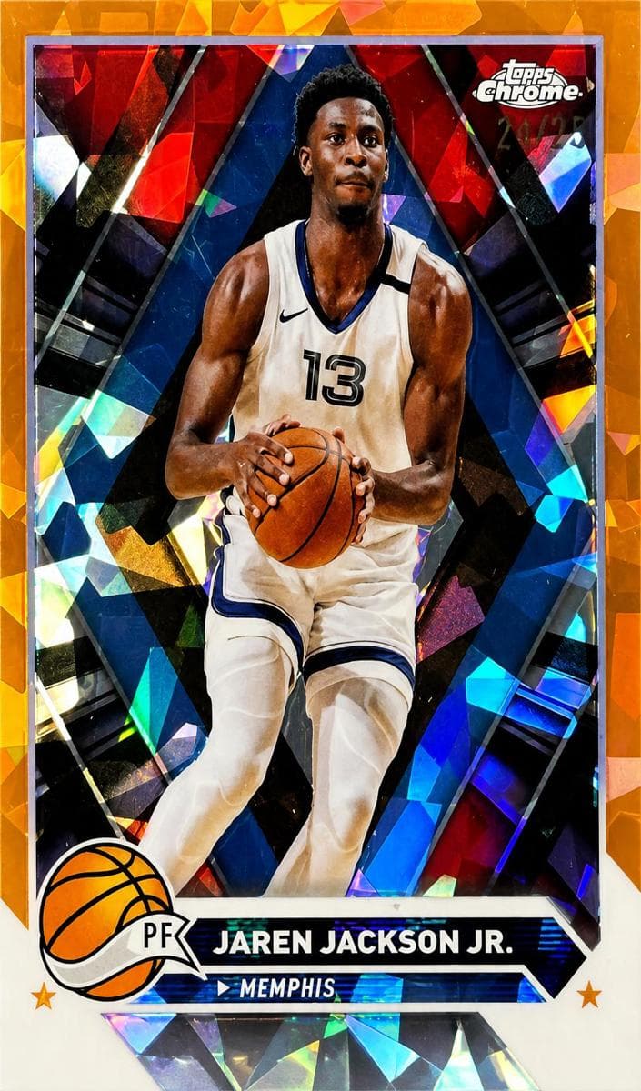 Jaren Jackson Jr. 2023 topps Topps Chrome Sapphire Edition
