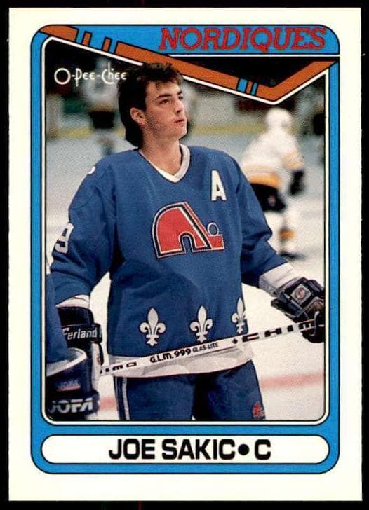 Joe Sakic 1990 topps O-Pee-Chee
