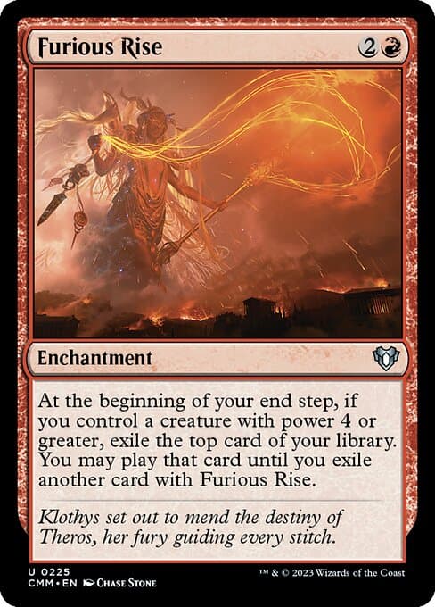 Furious Rise 2025 Magic: The Gathering Final Fantasy Commander