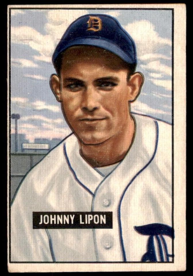 Johnny Lipon 1951 bowman Bowman