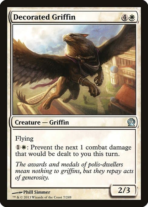 Decorated Griffin 2013 Magic: The Gathering Theros