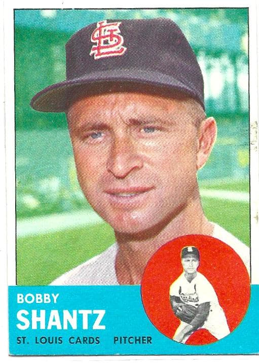 Bobby Shantz 1963 topps Topps