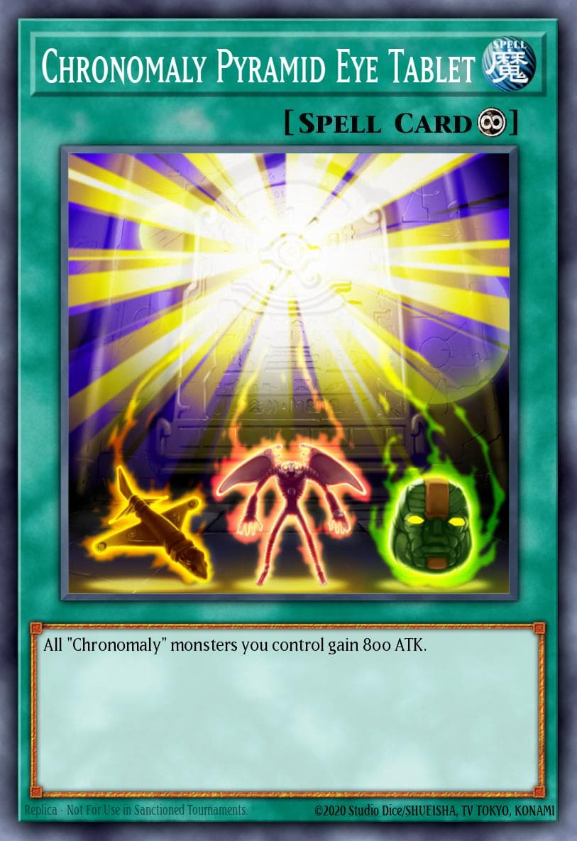 Chronomaly Pyramid Eye Tablet 2012 Yu-Gi-Oh! Return of the Duelist