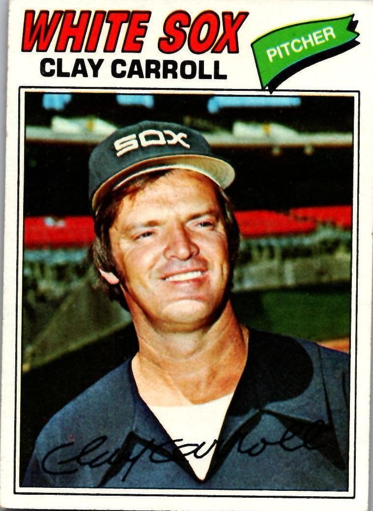 Clay Carroll 1977 topps Topps