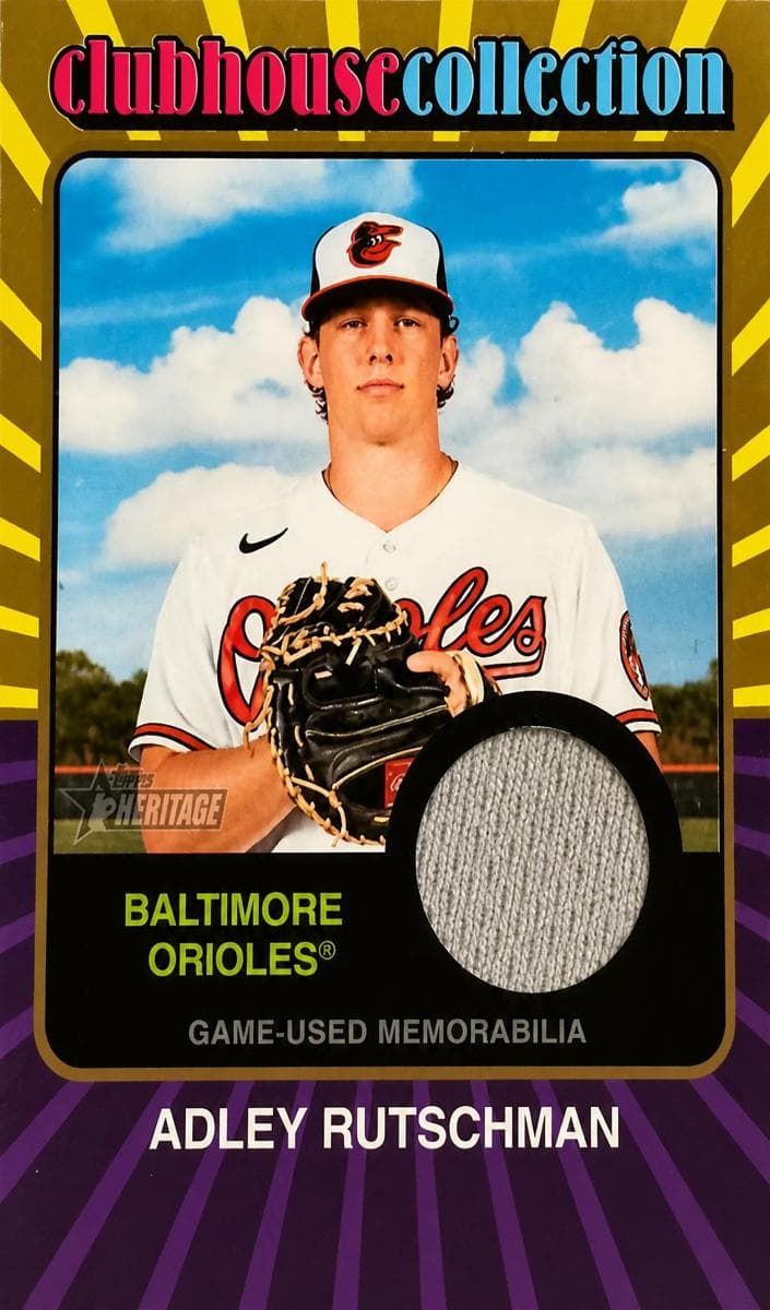 Adley Rutschman 2024 topps Topps Heritage