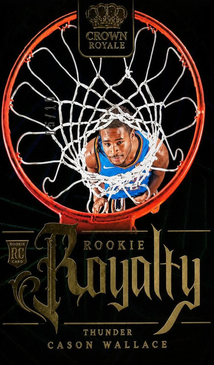 Cason Wallace 2023 panini Panini Crown Royale