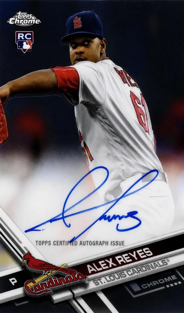 Alex Reyes 2017 topps Topps Chrome