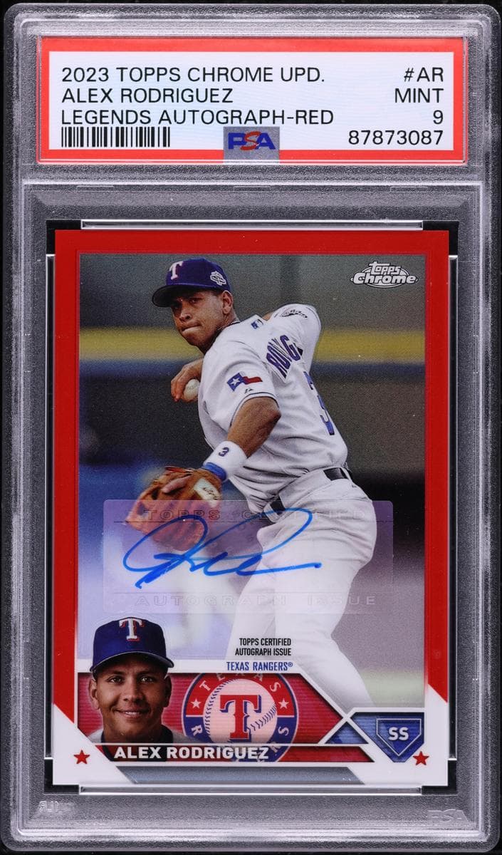 Alex Rodriguez 2023 topps Topps Chrome Update