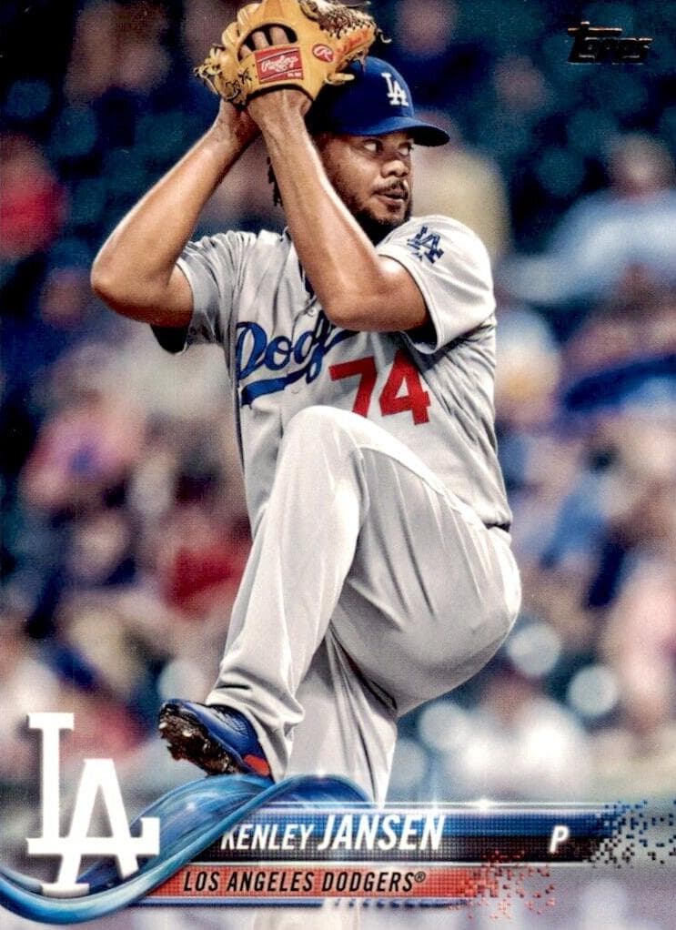 Kenley Jansen 2018 topps Topps Chrome Sapphire Edition