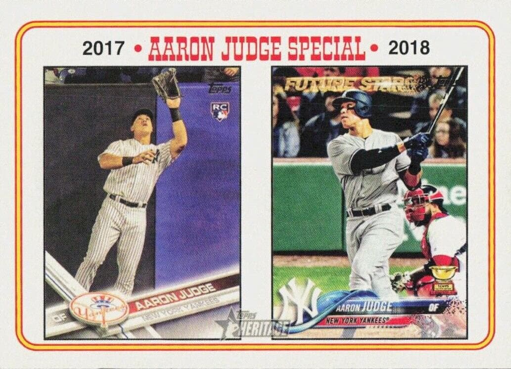 Aaron Judge 2023 topps Topps Heritage