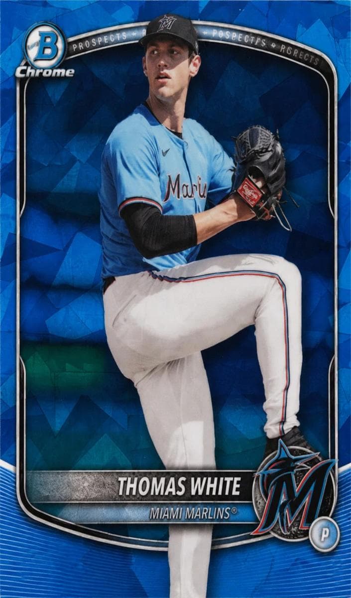 Thomas White 2025 bowman Bowman Draft Sapphire