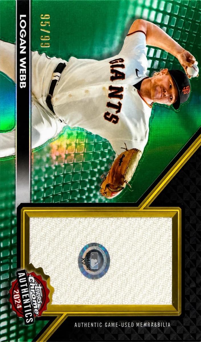 Logan Webb 2024 topps Topps Chrome