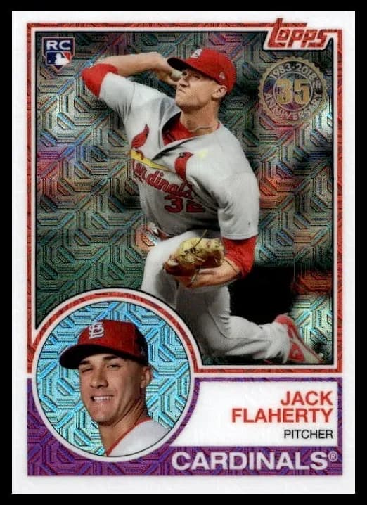 Jack Flaherty trading card