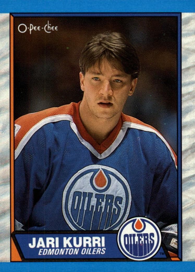 Jari Kurri 1989 topps O-Pee-Chee