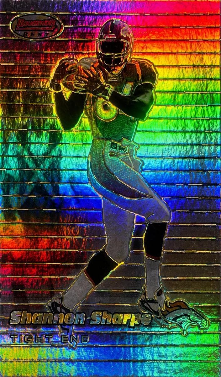 Shannon Sharpe 1999 bowman Bowman's Best