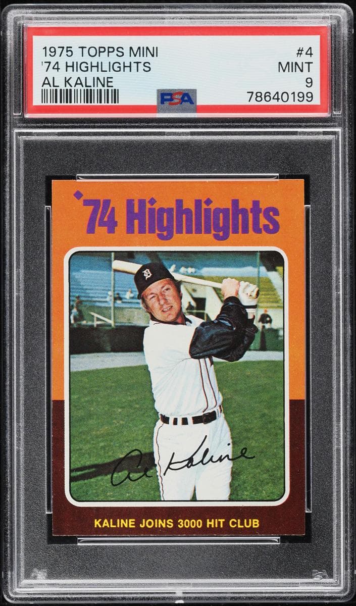 Al Kaline 1975 topps Topps