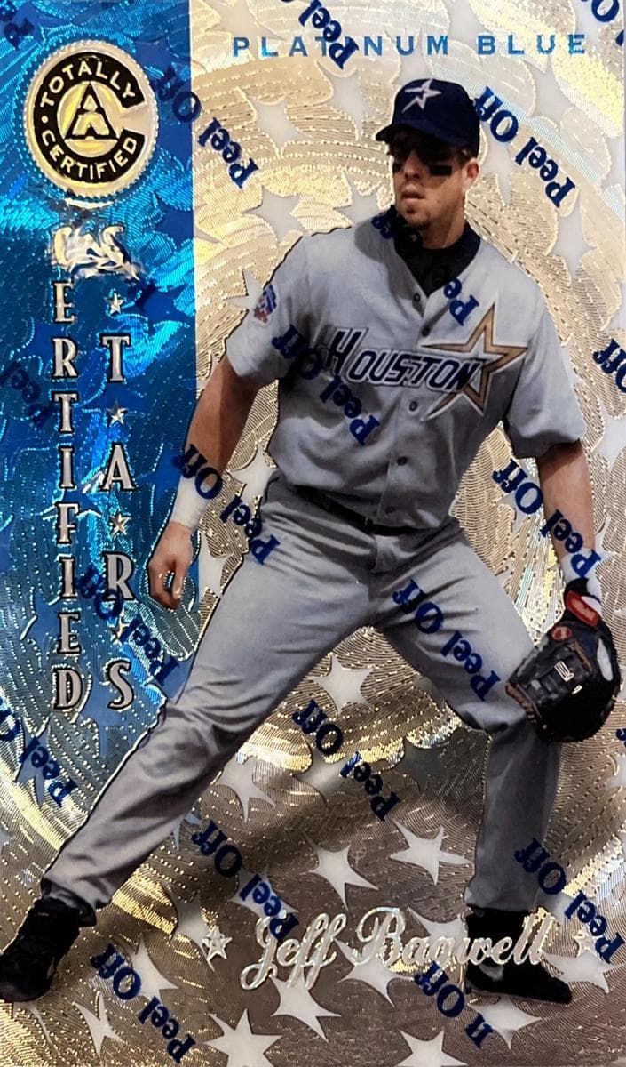 Jeff Bagwell 1997 panini Pinnacle Totally Certified