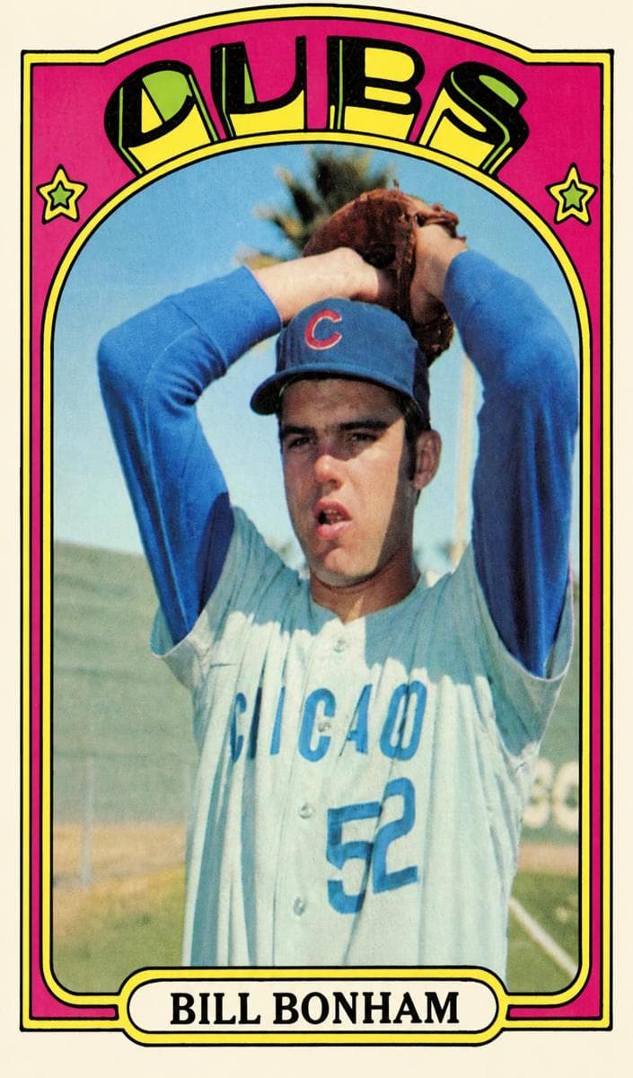 Bill Bonham 1972 topps O-Pee-Chee
