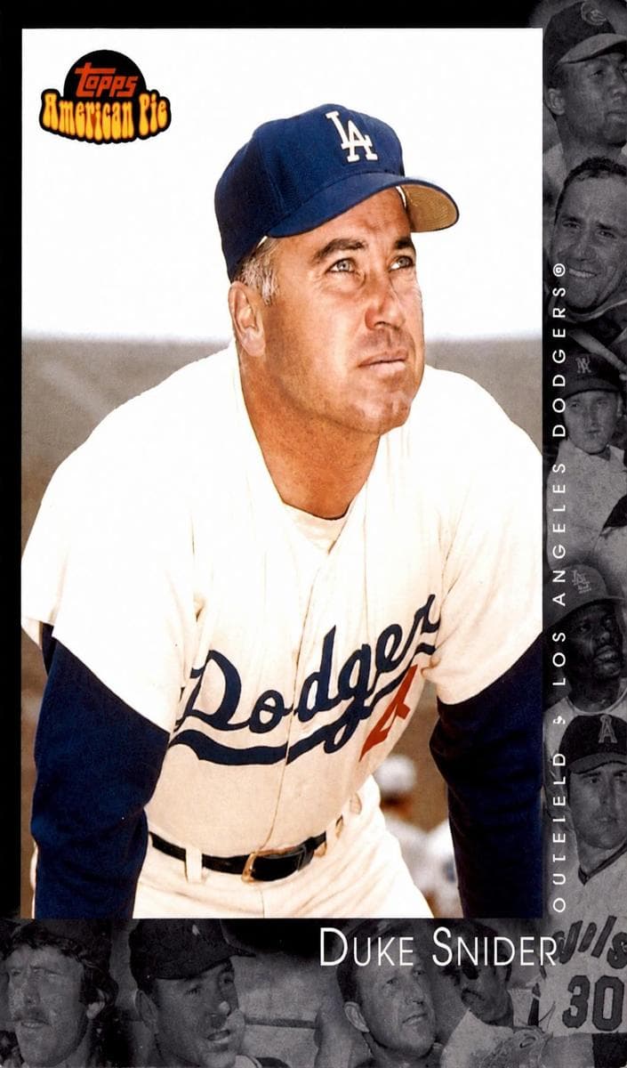 Duke Snider 2001 topps Topps American Pie
