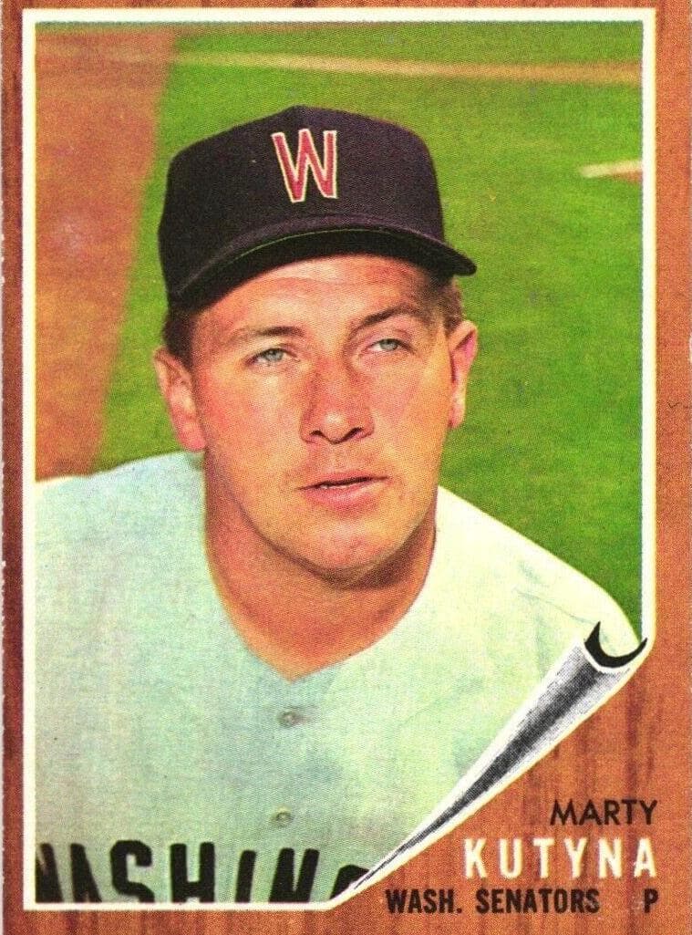 Marty Kutyna 1962 topps Topps