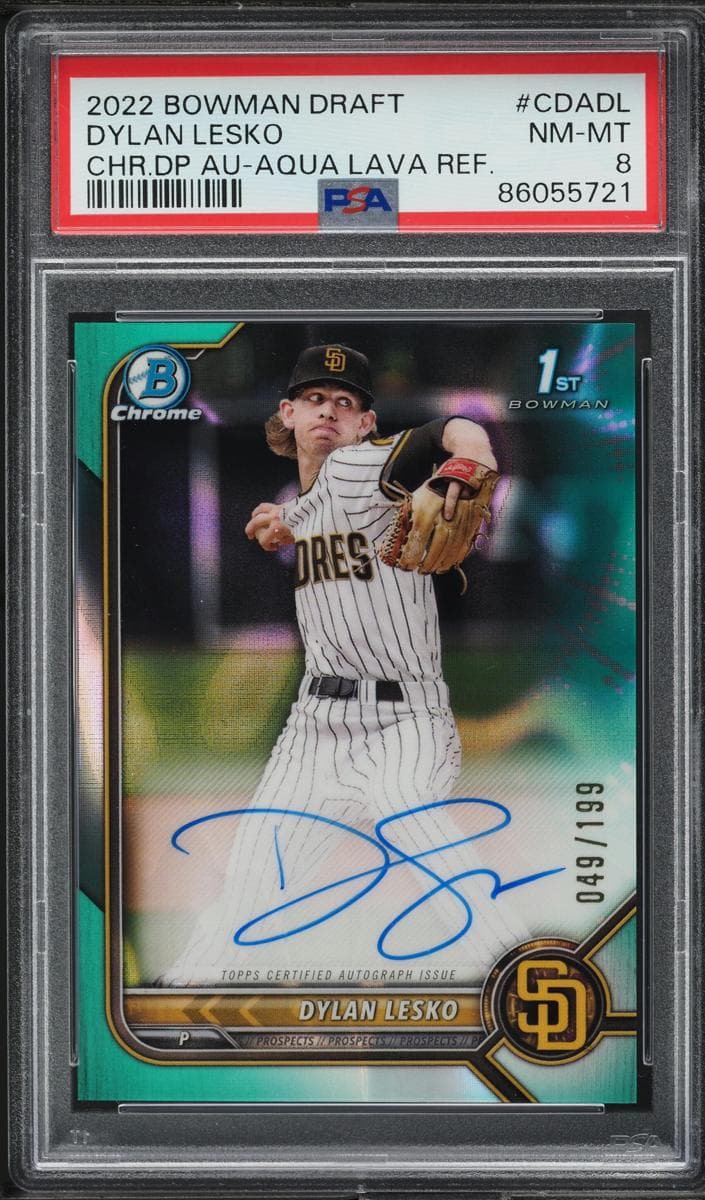 Dylan Lesko 2022 bowman Bowman Draft