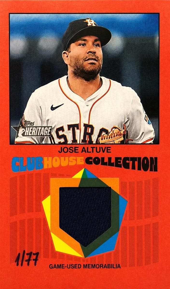 Jose Altuve 2026 topps Topps Heritage