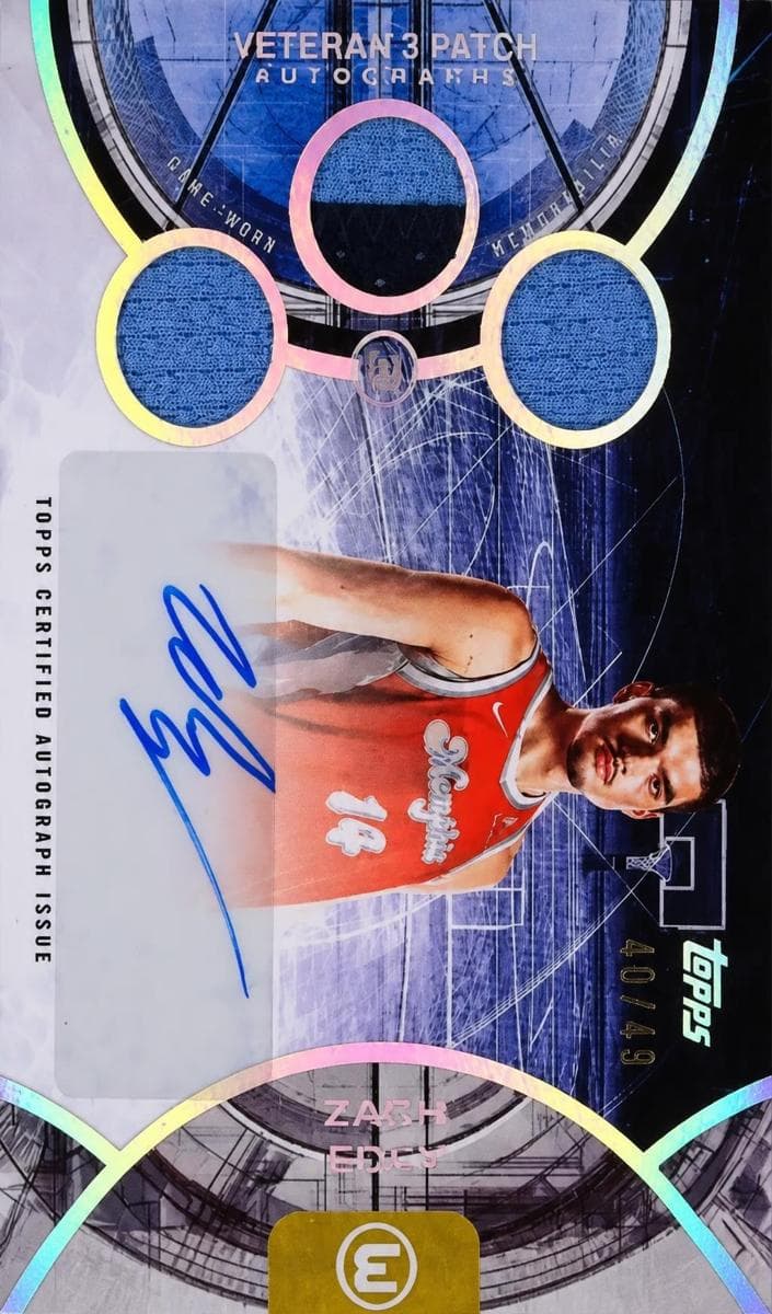 Zach Edey 2025 topps Topps 3