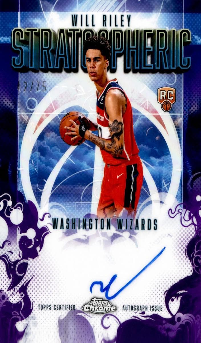 Will Riley 2025 topps Topps Chrome