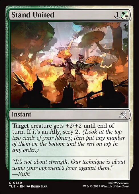 Stand United 2025 Magic: The Gathering Avatar: The Last Airbender Eternal