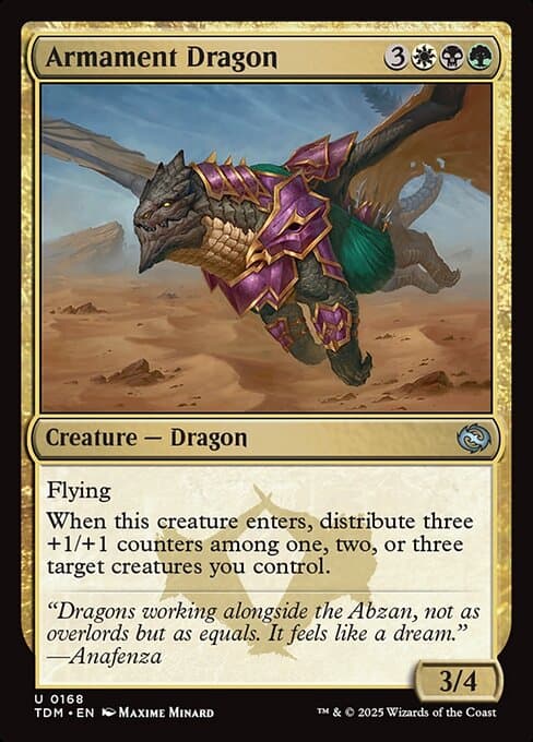 Armament Dragon 2025 Magic: The Gathering