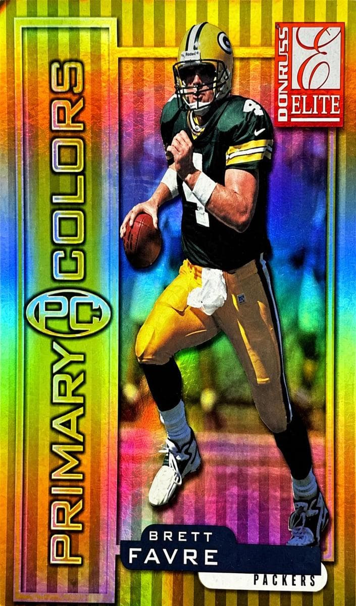Brett Favre 1999 panini Donruss Elite