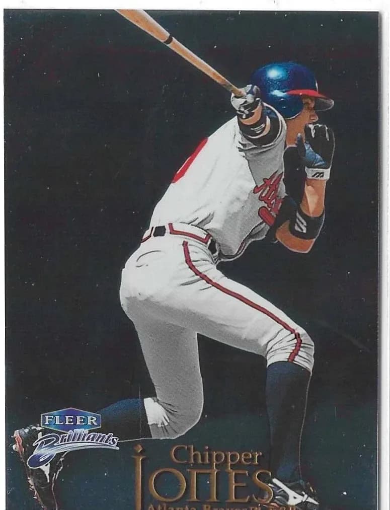 Chipper Jones 1999 fleer Fleer Brilliants