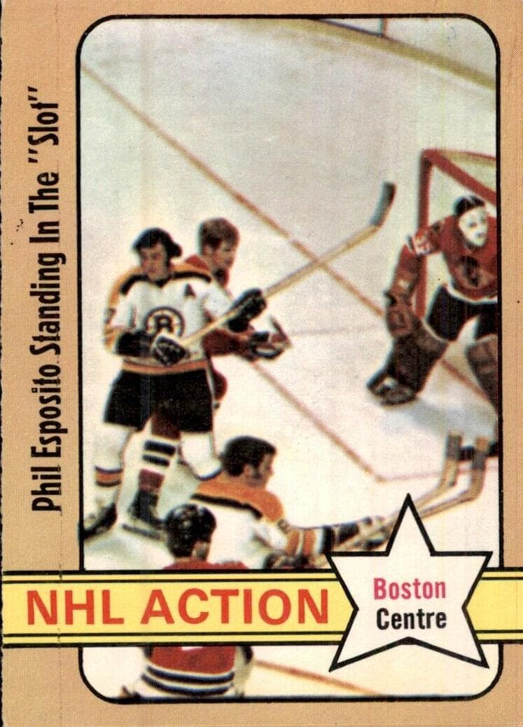 Phil Esposito 1972 topps O-Pee-Chee