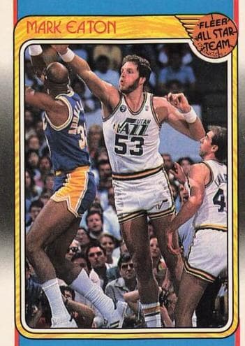 Mark Eaton 1988 fleer Fleer