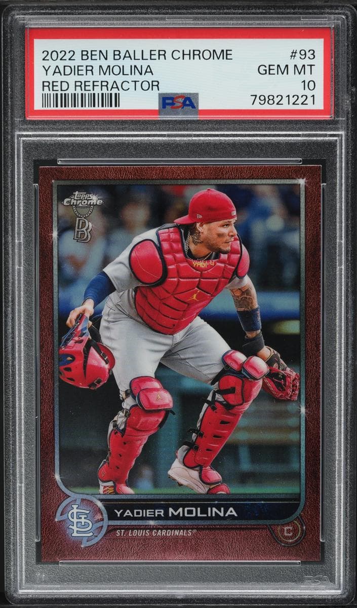 Yadier Molina 2022 topps Topps Chrome