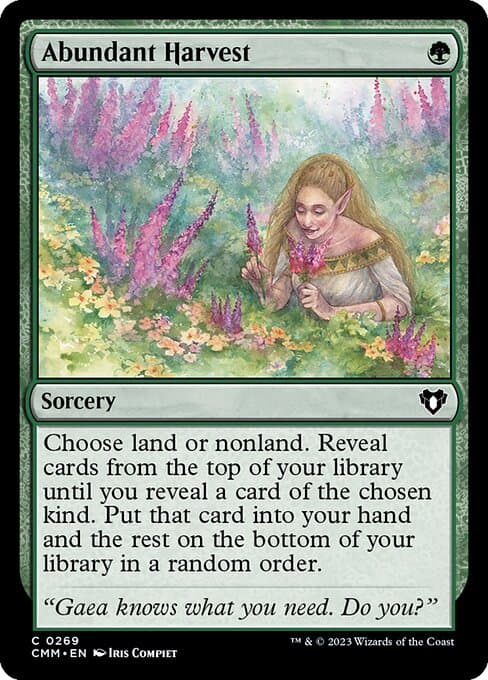 Abundant Harvest 2021 Magic: The Gathering Modern Horizons 2