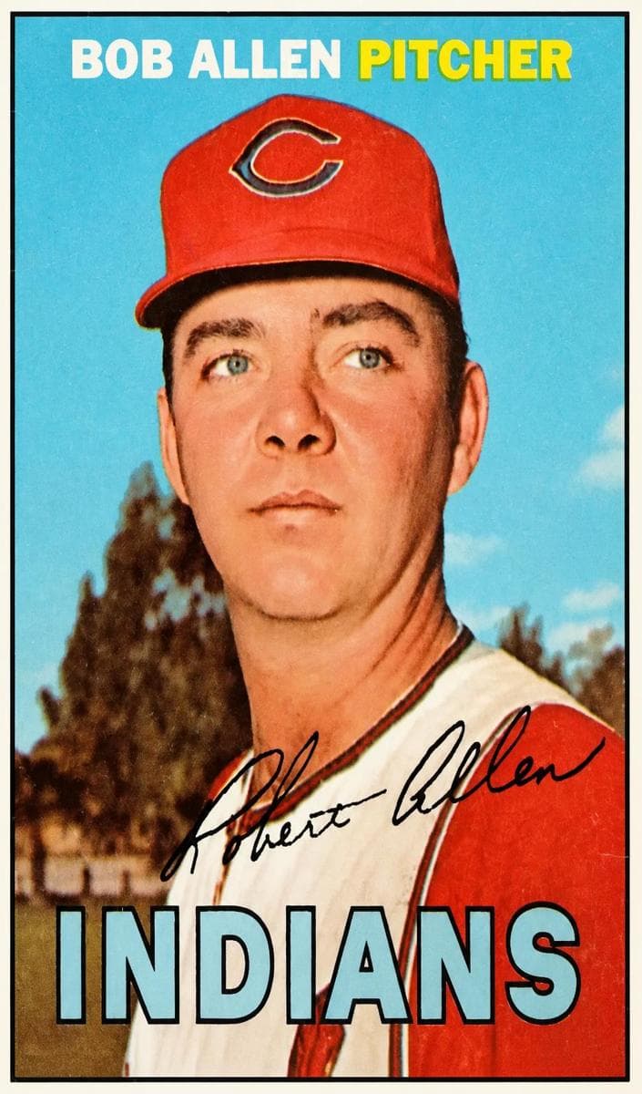 Bob Allen 1967 topps O-Pee-Chee