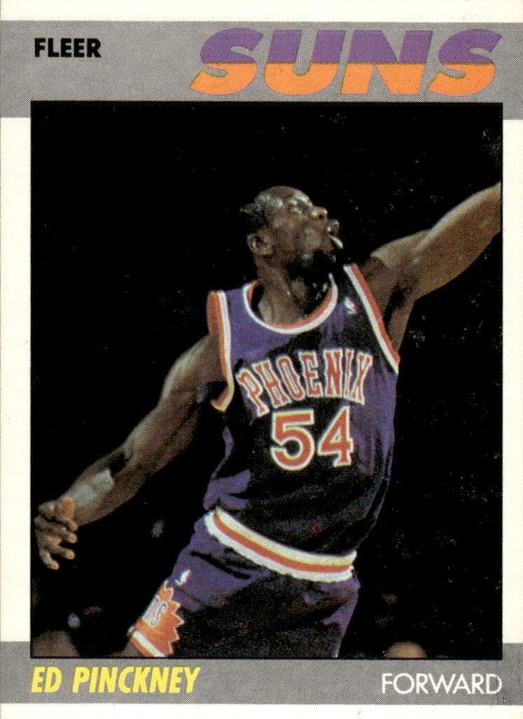 Ed Pinckney trading card