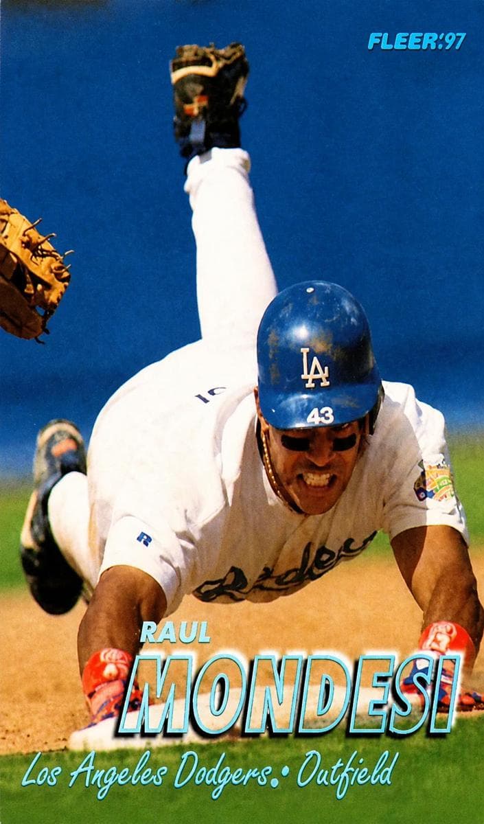 Raul Mondesi 1997 fleer Fleer